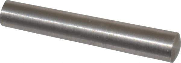 Value Collection - Size 6, 0.2994" Small End Diam, 0.341" Large End Diam, Passivated Stainless Steel Taper Pin - Grade 303, 18-8, 2" OAL, 2 Pin Length - Eagle Tool & Supply
