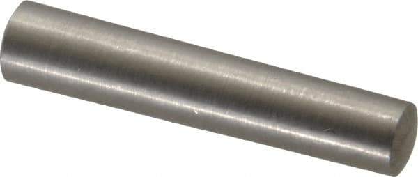 Value Collection - Size 7, 0.3674" Small End Diam, 0.409" Large End Diam, Passivated Stainless Steel Taper Pin - Grade 303, 18-8, 2" OAL, 2 Pin Length - Eagle Tool & Supply