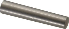 Value Collection - Size 7, 0.3674" Small End Diam, 0.409" Large End Diam, Passivated Stainless Steel Taper Pin - Grade 303, 18-8, 2" OAL, 2 Pin Length - Eagle Tool & Supply