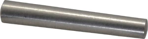 Value Collection - Size 7, 0.357" Small End Diam, 0.409" Large End Diam, Passivated Stainless Steel Taper Pin - Grade 303, 18-8, 2-1/2" OAL, 2-1/2 Pin Length - Eagle Tool & Supply