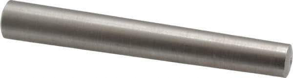 Value Collection - Size 7, 0.3466" Small End Diam, 0.409" Large End Diam, Passivated Stainless Steel Taper Pin - Grade 303, 18-8, 3" OAL, 3 Pin Length - Eagle Tool & Supply