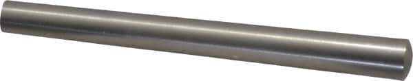 Value Collection - Size 7, 0.3258" Small End Diam, 0.409" Large End Diam, Passivated Stainless Steel Taper Pin - Grade 303, 18-8, 4" OAL, 4 Pin Length - Eagle Tool & Supply