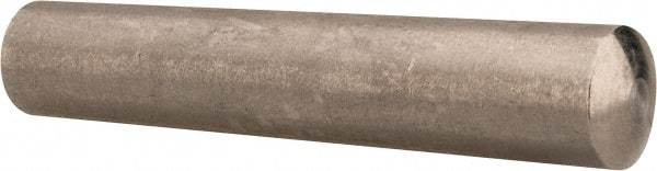 Value Collection - Size 8, 0.44" Small End Diam, 0.492" Large End Diam, Passivated Stainless Steel Taper Pin - Grade 303, 18-8, 2-1/2" OAL, 2-1/2 Pin Length - Eagle Tool & Supply
