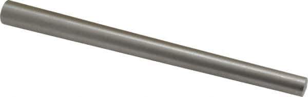 Value Collection - Size 8, 0.3672" Small End Diam, 0.492" Large End Diam, Passivated Stainless Steel Taper Pin - Grade 303, 18-8, 6" OAL, 6 Pin Length - Eagle Tool & Supply