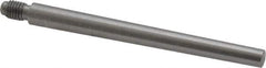 Value Collection - Size 5, 0.287" Large End Diam, Uncoated Steel 1/4-28 Threaded Taper Pin - Grade C-12L14, 3 Pin Length - Eagle Tool & Supply