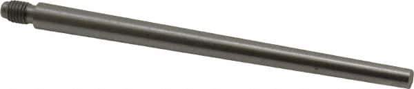 Value Collection - Size 5, 0.287" Large End Diam, Uncoated Steel 1/4-28 Threaded Taper Pin - Grade C-12L14, 4 Pin Length - Eagle Tool & Supply