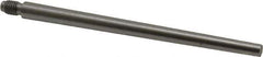 Value Collection - Size 5, 0.287" Large End Diam, Uncoated Steel 1/4-28 Threaded Taper Pin - Grade C-12L14, 4 Pin Length - Eagle Tool & Supply