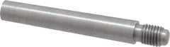 Value Collection - Size 6, 0.339" Large End Diam, Uncoated Steel 5/16-24 Threaded Taper Pin - Grade C-12L14, 2 Pin Length - Eagle Tool & Supply