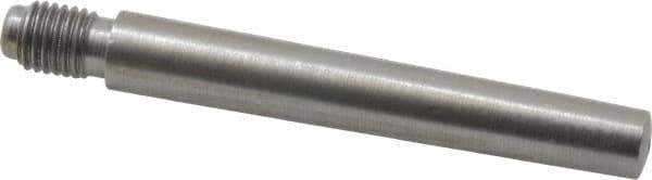 Value Collection - Size 6, 0.339" Large End Diam, Uncoated Steel 5/16-24 Threaded Taper Pin - Grade C-12L14, 2-1/4 Pin Length - Eagle Tool & Supply