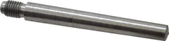 Value Collection - Size 6, 0.339" Large End Diam, Uncoated Steel 5/16-24 Threaded Taper Pin - Grade C-12L14, 2-1/2 Pin Length - Eagle Tool & Supply