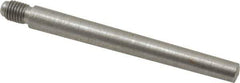 Value Collection - Size 6, 0.339" Large End Diam, Uncoated Steel 5/16-24 Threaded Taper Pin - Grade C-12L14, 3 Pin Length - Eagle Tool & Supply