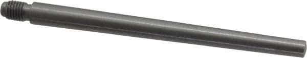 Value Collection - Size 6, 0.339" Large End Diam, Uncoated Steel 5/16-24 Threaded Taper Pin - Grade C-12L14, 4 Pin Length - Eagle Tool & Supply