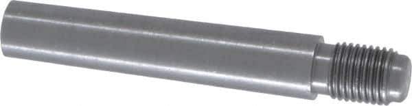 Value Collection - Size 7, 0.407" Large End Diam, Uncoated Steel 3/8-24 Threaded Taper Pin - Grade C-12L14, 2 Pin Length - Eagle Tool & Supply