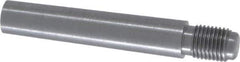Value Collection - Size 7, 0.407" Large End Diam, Uncoated Steel 3/8-24 Threaded Taper Pin - Grade C-12L14, 2 Pin Length - Eagle Tool & Supply
