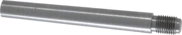 Value Collection - Size 7, 0.407" Large End Diam, Uncoated Steel 3/8-24 Threaded Taper Pin - Grade C-12L14, 3 Pin Length - Eagle Tool & Supply