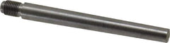 Value Collection - Size 7, 0.407" Large End Diam, Uncoated Steel 3/8-24 Threaded Taper Pin - Grade C-12L14, 3-1/2 Pin Length - Eagle Tool & Supply