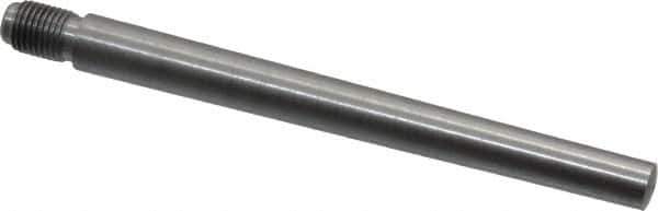 Value Collection - Size 7, 0.407" Large End Diam, Uncoated Steel 3/8-24 Threaded Taper Pin - Grade C-12L14, 4 Pin Length - Eagle Tool & Supply