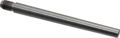 Value Collection - Size 7, 0.407" Large End Diam, Uncoated Steel 3/8-24 Threaded Taper Pin - Grade C-12L14, 4 Pin Length - Eagle Tool & Supply