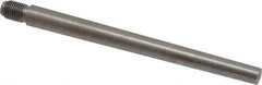 Value Collection - Size 7, 0.407" Large End Diam, Uncoated Steel 3/8-24 Threaded Taper Pin - Grade C-12L14, 4-1/2 Pin Length - Eagle Tool & Supply