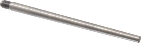 Value Collection - Size 7, 0.407" Large End Diam, Uncoated Steel 3/8-24 Threaded Taper Pin - Grade C-12L14, 6 Pin Length - Eagle Tool & Supply