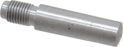 Value Collection - Size 8, 0.49" Large End Diam, Uncoated Steel 7/16-20 Threaded Taper Pin - Grade C-12L14, 1-1/2 Pin Length - Eagle Tool & Supply