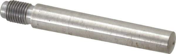 Value Collection - Size 8, 0.49" Large End Diam, Uncoated Steel 7/16-20 Threaded Taper Pin - Grade C-12L14, 2-3/4 Pin Length - Eagle Tool & Supply