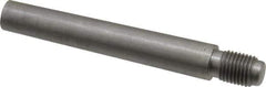 Value Collection - Size 8, 0.49" Large End Diam, Uncoated Steel 7/16-20 Threaded Taper Pin - Grade C-12L14, 3 Pin Length - Eagle Tool & Supply