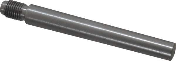Value Collection - Size 8, 0.49" Large End Diam, Uncoated Steel 7/16-20 Threaded Taper Pin - Grade C-12L14, 3-1/2 Pin Length - Eagle Tool & Supply