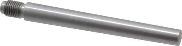 Value Collection - Size 8, 0.49" Large End Diam, Uncoated Steel 7/16-20 Threaded Taper Pin - Grade C-12L14, 4 Pin Length - Eagle Tool & Supply