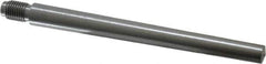 Value Collection - Size 8, 0.49" Large End Diam, Uncoated Steel 7/16-20 Threaded Taper Pin - Grade C-12L14, 5 Pin Length - Eagle Tool & Supply