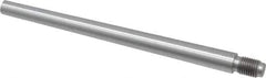 Value Collection - Size 8, 0.49" Large End Diam, Uncoated Steel 7/16-20 Threaded Taper Pin - Grade C-12L14, 6 Pin Length - Eagle Tool & Supply