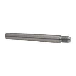 Value Collection - Size 9, 0.589" Large End Diam, Uncoated Steel 1/2-20 Threaded Taper Pin - Grade C-12L14, 4-1/2 Pin Length - Eagle Tool & Supply