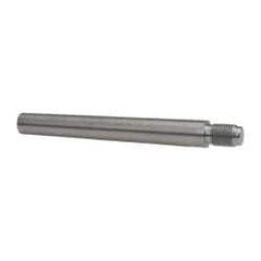 Value Collection - Size 9, 0.589" Large End Diam, Uncoated Steel 1/2-20 Threaded Taper Pin - Grade C-12L14, 4-1/2 Pin Length - Eagle Tool & Supply