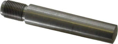 Value Collection - Size 10, 0.704" Large End Diam, Uncoated Steel 5/8-18 Threaded Taper Pin - Grade C-12L14, 3 Pin Length - Eagle Tool & Supply
