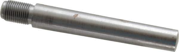 Value Collection - Size 10, 0.704" Large End Diam, Uncoated Steel 5/8-18 Threaded Taper Pin - Grade C-12L14, 4 Pin Length - Eagle Tool & Supply