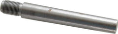 Value Collection - Size 10, 0.704" Large End Diam, Uncoated Steel 5/8-18 Threaded Taper Pin - Grade C-12L14, 4 Pin Length - Eagle Tool & Supply
