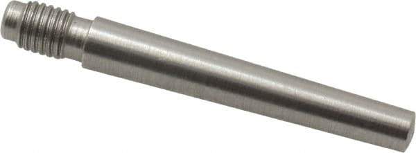 Value Collection - Size 4, 0.248" Large End Diam, Passivated Stainless Steel 1/4-28 Threaded Taper Pin - Grade 303, 18-8, 1-1/2 Pin Length - Eagle Tool & Supply