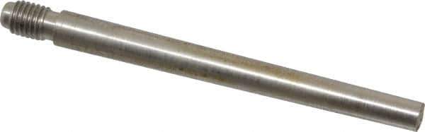 Value Collection - Size 4, 0.248" Large End Diam, Passivated Stainless Steel 1/4-28 Threaded Taper Pin - Grade 303, 18-8, 2-1/2 Pin Length - Eagle Tool & Supply