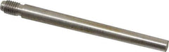 Value Collection - Size 4, 0.248" Large End Diam, Passivated Stainless Steel 1/4-28 Threaded Taper Pin - Grade 303, 18-8, 2-1/2 Pin Length - Eagle Tool & Supply