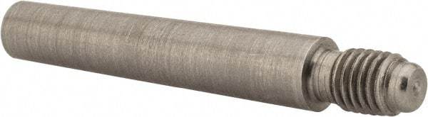 Value Collection - Size 5, 0.287" Large End Diam, Passivated Stainless Steel 1/4-28 Threaded Taper Pin - Grade 303, 18-8, 1-1/2 Pin Length - Eagle Tool & Supply