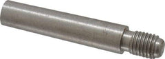 Value Collection - Size 6, 0.339" Large End Diam, Passivated Stainless Steel 5/16-24 Threaded Taper Pin - Grade 303, 18-8, 1-1/2 Pin Length - Eagle Tool & Supply