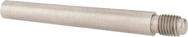 Value Collection - Size 6, 0.339" Large End Diam, Passivated Stainless Steel 5/16-24 Threaded Taper Pin - Grade 303, 18-8, 2-1/2 Pin Length - Eagle Tool & Supply