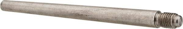 Value Collection - Size 6, 0.339" Large End Diam, Passivated Stainless Steel 5/16-24 Threaded Taper Pin - Grade 303, 18-8, 4 Pin Length - Eagle Tool & Supply