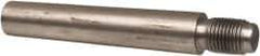 Value Collection - Size 9, 0.589" Large End Diam, Passivated Stainless Steel 1/2-20 Threaded Taper Pin - Grade 303, 18-8, 3 Pin Length - Eagle Tool & Supply