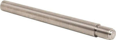 Value Collection - Size 10, 0.704" Large End Diam, Passivated Stainless Steel 5/8-18 Threaded Taper Pin - Grade 303, 18-8, 6 Pin Length - Eagle Tool & Supply