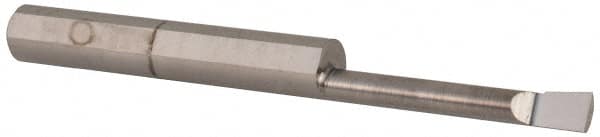 Scientific Cutting Tools - 0.12" Min Bore Diam, 0.8" Max Bore Depth, 3/16 Shank Diam, Boring Bar - Eagle Tool & Supply
