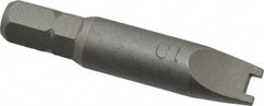 Value Collection - #10 Spanner Screwdriver Bit - 1-1/2" OAL - Eagle Tool & Supply