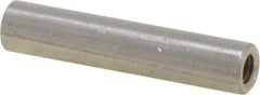 Electro Hardware - #8-32, 1-1/4" OAL, Stainless Steel Round Fully Threaded Female Circuit Board Standoffs - 1" Thread Depth, 1-1/4" Body Length, Bright Finish - Eagle Tool & Supply