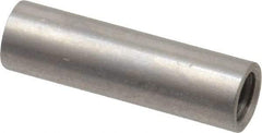 Electro Hardware - #10-32, 7/8" OAL, Stainless Steel Round Fully Threaded Female Circuit Board Standoffs - 1" Thread Depth, 7/8" Body Length, Bright Finish - Eagle Tool & Supply