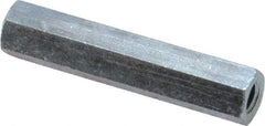 Electro Hardware - #8-32, 1-1/4" OAL, 1/4" Across Flats, Steel Hex Female Circuit Board Standoffs - 1-1/4" Body Length, Zinc-Plated Finish - Eagle Tool & Supply
